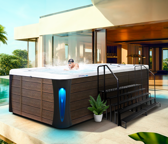 Calspas hot tub being used in a family setting - Hillsboro